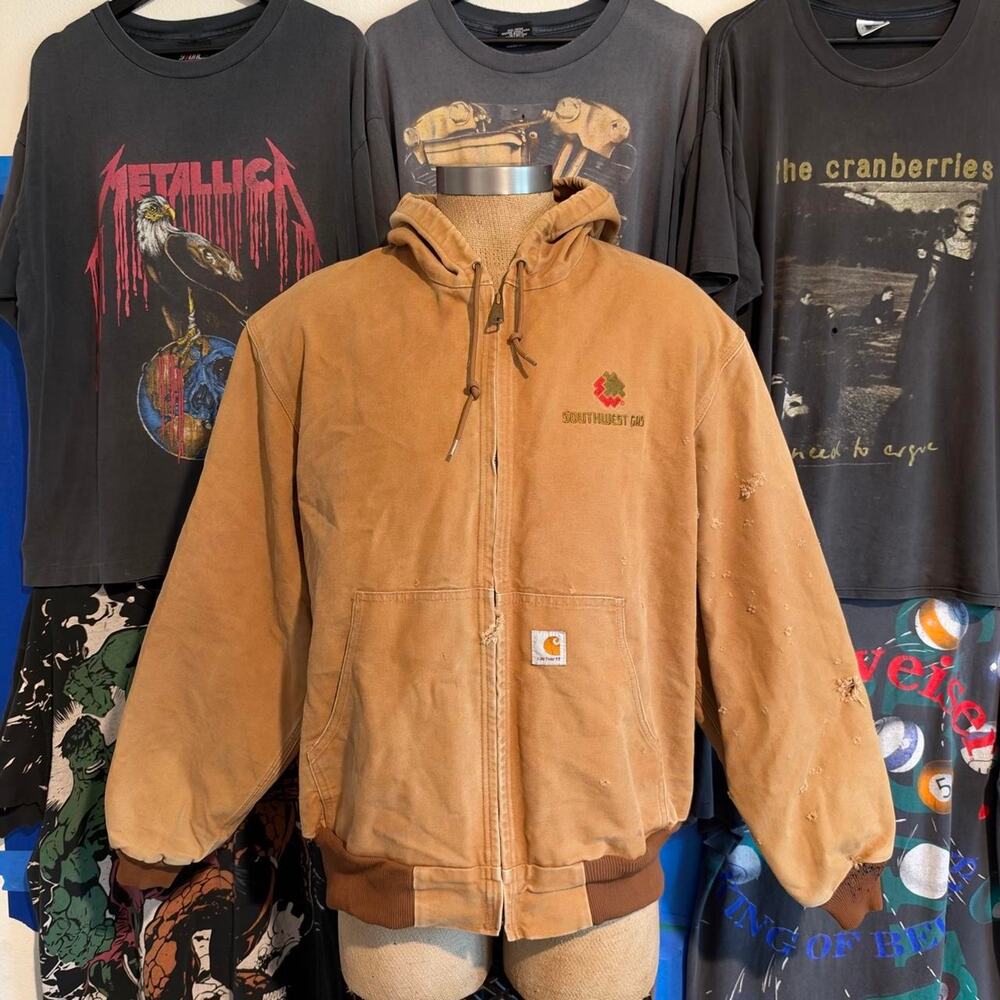 Vintage 1990s carhartt hooded jacket